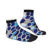 ZISHAK Blue Hexagons And Diamond Print Comfortable Straight Tube Socks,Ideal For Sports And Leisure Activities, Blue Hexagons and Diamond, One size view 4