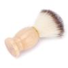 Shaving Brush Soft Nylon Wool Solid Wood Handle Grooming Tool, Creates Rich Foam, Softens Beard, Removes Debris Professionally view 1