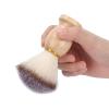 Shaving Brush Soft Nylon Wool Solid Wood Handle Grooming Tool, Creates Rich Foam, Softens Beard, Removes Debris Professionally view 3