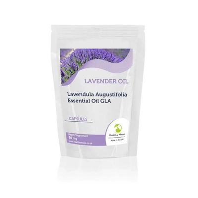 Lavender Oil Lavendula Augustifolia 80mg GLA 180 Capsules