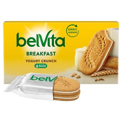 Belvita Breakfast Biscuits Yogurt Crunch 253g - 6 Pack