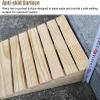 2" 3" 4" 5" 6" Rise Wooden Threshold Ramp for Home/Front Door/Yard/Doorways, Wheelchairs Walkers Car Motorcycle Entry Steps Transition Ramp, (Size : 30.8x30x10cm/12.1x11.8x3.9in) view 2