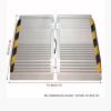 Threshold Ramp, Aluminum Ramps for Home Steps Stairs, Folding Wheelchair Ramp Portable Threshold Ramp, for Handicaps Doorways Scooter, Holds Up to 661 Lbs (Size : 60x73cm/23.6x28.7in) view 2