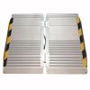 Threshold Ramp, Aluminum Ramps for Home Steps Stairs, Folding Wheelchair Ramp Portable Threshold Ramp, for Handicaps Doorways Scooter, Holds Up to 661 Lbs (Size : 60x73cm/23.6x28.7in) view 4