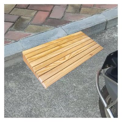 2" 3" 4" 5" 6" Rise Wooden Threshold Ramp for Home/Front Door/Yard/Doorways, Wheelchairs Walkers Car Motorcycle Entry Steps Transition Ramp(Size : 25.8x30x7cm/10.1x11.8x2.7in)