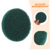 PLAFOPE Drill Scrubber Pad Grey Self-adhesive Scouring Disc Abrasive Cleaning Pads for Household Surfaces Cars Tiles Fleece Texture view 3