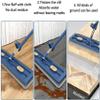 Floor Mop Floor Mops for Cleaning Wood Floor Mop Wet Mop Large Flat Mop Hands Flat Floor Mop 126cm Long Handle 360Rotating Mop Home Windows Floor Cleaning 2reusable Pad,for Kitchen,Bedroom/467 view 4