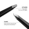 Tweezers Set and Nail Clippers 8Pcs Precision No Gaps Eyebrow Tweezer Kit for Facial Hair Men & Women Travel Tweezers with Leather Case view 4