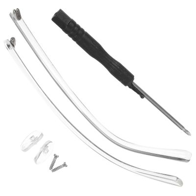 Gogogmee Double-tooth Eyeglasses Arm Replacement Legs for Glasses Repair, Universal Glasses Temple Accessories Suitable for Sunglasses and Optical Frames