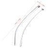 Gogogmee Double-tooth Eyeglasses Arm Replacement Legs for Glasses Repair, Universal Glasses Temple Accessories Suitable for Sunglasses and Optical Frames view 2