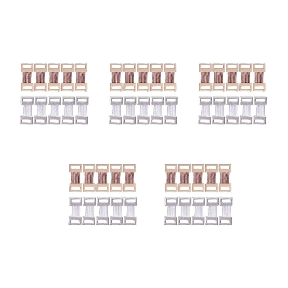 Mumuve 10 Pcs Elastic Bandage Clips 10-Pack Stretch Metal Clasps For Various Types Bandages Replaceable Wrap Fastener Clips Bandage Wrap Clips Black