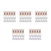 Mumuve 10 Pcs Elastic Bandage Clips 10-Pack Stretch Metal Clasps For Various Types Bandages Replaceable Wrap Fastener Clips Bandage Wrap Clips Black view 1
