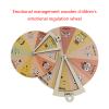 BEBIKR Emotions Wheel Wooden Behavior For Child Health Decorations Feeling Wooden Emotional Wheel For School Enhancing Parent Child Relationship With Emotion Regulation view 2