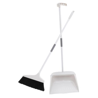 minkissy Soft Broom Set Broom and Dustpan Set Floor Cleaning Tool Hair Cleaning Stable Dustpan Home Device Long Handle Household Long Handle