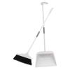 minkissy Soft Broom Set Broom and Dustpan Set Floor Cleaning Tool Hair Cleaning Stable Dustpan Home Device Long Handle Household Long Handle view 1