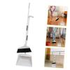 minkissy Soft Broom Set Broom and Dustpan Set Floor Cleaning Tool Hair Cleaning Stable Dustpan Home Device Long Handle Household Long Handle view 2
