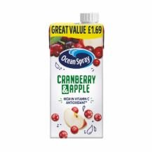 DhaOcean Spray Cranberry & Apple 12x1ltr(20P