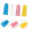 MAGICLULU 12pcs Finger Toothbrush Silicone Boy Girl Brush Tongue Cleaner for Oral Care view 3