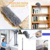 Extendable Feather Duster with 100-inch Telescopic Long Handle Microfiber Duster, Cleaning High Ceilings, Cobwebs, Fans, Cars - Washable and Bendable view 4