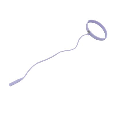 Tweezers Protector, Portable Silicone Lash Tweezers Wristband Replaceable Pull Rope Soft for Eyelash Extension (Purple)