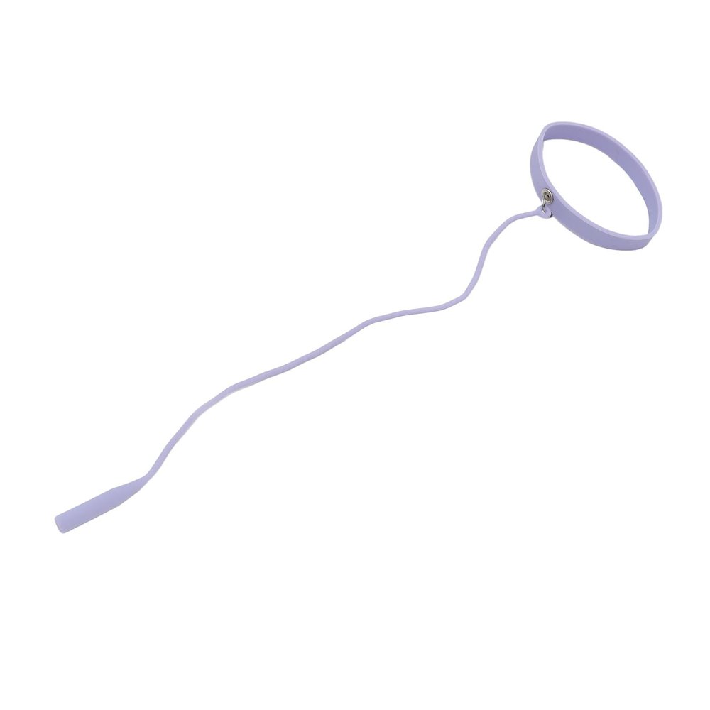 Tweezers Protector, Portable Silicone Lash Tweezers Wristband Replaceable Pull Rope Soft for Eyelash Extension (Purple)