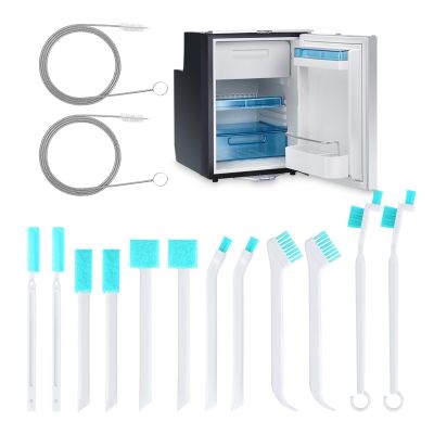14Pcs Ice Machine Cleaning Brush Kit, Ice Maker Cleaning Tools Set- 2Pcs 55In Drain Pipe Cleaners Brush and 12Pcs Small Crevice Cleaning Brush for Tight Spaces