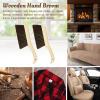 Rordigo Hand Broom Dust Brush with Wooden Handle Suitable for Counter Bed Sofa Car Fireplace Clothes Household Cleaning Easy to Use view 3