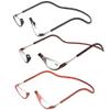 Ac-curate 3 Pack Front Connect Half Moon Readers for Men Women, Adjustable Temple Length (+2.00, Black and Brown) view 1
