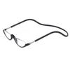 Ac-curate 3 Pack Front Connect Half Moon Readers for Men Women, Adjustable Temple Length (+2.00, Black and Brown) view 3