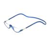Ac-curate 3 Pack Front Connect Half Moon Readers for Men Women, Adjustable Temple Length (+2.00, Black and Blue) view 2