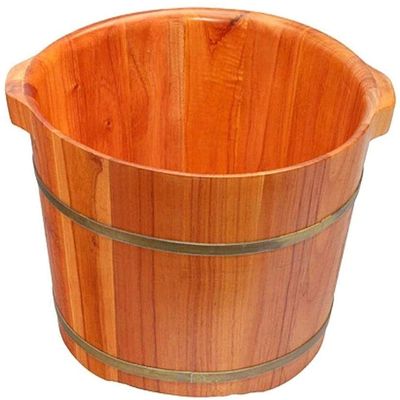 Pedicure Foot Soak Sauna Wooden Bucket,Large Foot Bath Spa Tub,Foot Massage Spa for Home,Relax Pedicure Foot Bath,Foot and Leg Spa