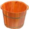 Pedicure Foot Soak Sauna Wooden Bucket,Large Foot Bath Spa Tub,Foot Massage Spa for Home,Relax Pedicure Foot Bath,Foot and Leg Spa view 1