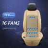LYEAA 12/24V Cooling Massage Seat Mat with Fan, Heat Dissipation - Comfortable Car Seat Cover for All Vehicles view 3