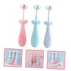 MAGICLULU 3pcs Boy Girl Toothbrush Cute Boys and Girls Soft Bristles Manual Toothbrush for and Years view 3