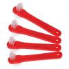 Healeved 4pcs Dual- Cleaning Brush Portable Toothbrush for Partial and Full Dentures and Materials for Oral Hygiene Care view 1