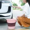 Rordigo Bucket, Plastic Bucket, Portable Telescopic Foot Bucket, Foldable Portable Car Wash Bucket, Easy to Use -A view 2