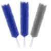3 Pcs Fan Cleaning Brush Bendable Cobweb Duster - Microfiber Head, Washable - Ideal for Ceiling Fan Blades, Air Vents, Curtains, Cars - Reusable Dust Remover view 1