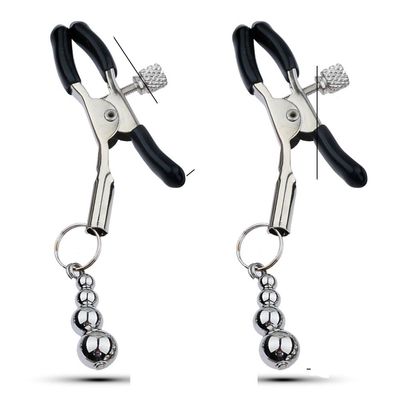 Nipple Clamps Nipple Bimodal Toy SM Toys for Women Clips Non-Piercing Adult Stimulation Metal Weight BDSM Nipple Clamps Breast Clip Body Entertainment Breasts