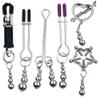 Nipple Clamps Nipple Bimodal Toy SM Toys for Women Clips Non-Piercing Adult Stimulation Metal Weight BDSM Nipple Clamps Breast Clip Body Entertainment Breasts view 3