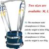 Patient Lift Sling,Full Body Patient Lifting Sling,Walking Standing Aids for Elderly Divided Leg Sling Standing Walking Aids Toileting Hoist Sling (Size : L) view 2