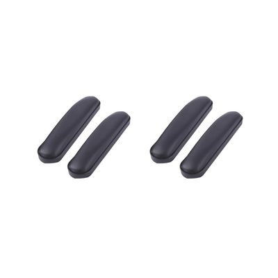 2 Set of 2 Pieces Padded Armrest for Wheelchairs Non Slip Heavy Duty for Transport Chairs 14 cm, Black