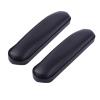 2 Set of 2 Pieces Padded Armrest for Wheelchairs Non Slip Heavy Duty for Transport Chairs 14 cm, Black view 2