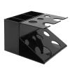 HUSHUI Acrylic Shaving Organizer Stand, Stylish Storage Holder for Shaving Accessories, Perfect for Bathroom Decor (B) view 1