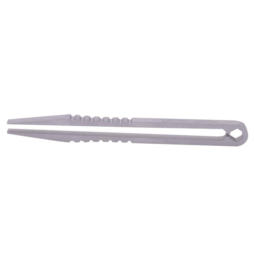 Alloy Tweezers Tip Repair Tool Camping Tweezers High Hardness High Strength, for Jewelry Making