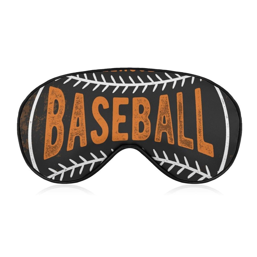 Sleeping Eye Mask Baseball Blockout Sleep Mask Comfortable Eye Patch Blindfold Eye Mask for Women Men