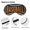 Sleeping Eye Mask Baseball Blockout Sleep Mask Comfortable Eye Patch Blindfold Eye Mask for Women Men view 3