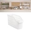 Rolling Storage Bin Box Storage Container with Rolling Wheels Kitchen Storage Case Design Versatile Storage Container Organizer for Bathroom Desktop view 3