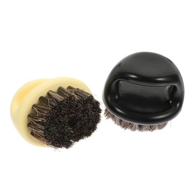 Gogogmee Beard Styling Comb and Household Beard Brush 2pcs Set with Boar Bristle for Men Grooming and Hair Cleaning at Home and Barber Shop