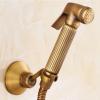 ZHCHAO Hand Held Bidet Spray Shower Set Copper Bidet Sprayer Lano Toilet Bidet Faucet Lavatory view 3