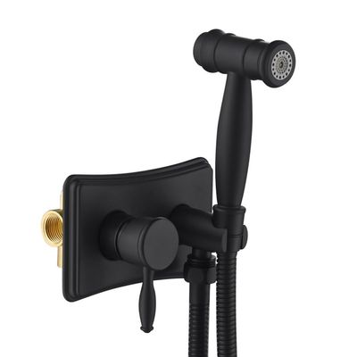 ZHCHAO Toilet Sprayer Toilet Faucet Set Wall-Mounted Handheld Hot and Cold Mixer Faucet (Color : D, Size : Uniform Size)